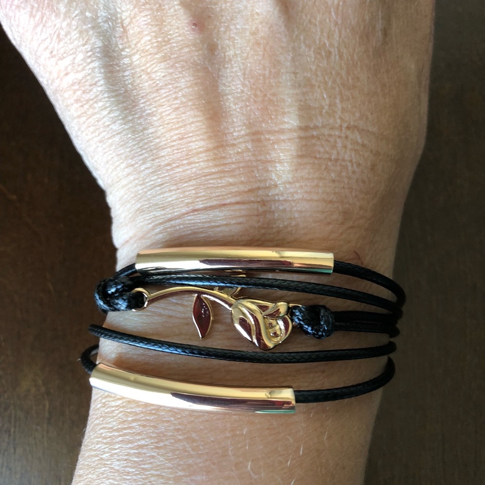 Ashley Bridget Forbidden Rose bracelet Gold Plated